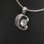 СРЕБЪРЕН МЕДАЛЬОН, РЪЧНА ИЗРАБОТКА